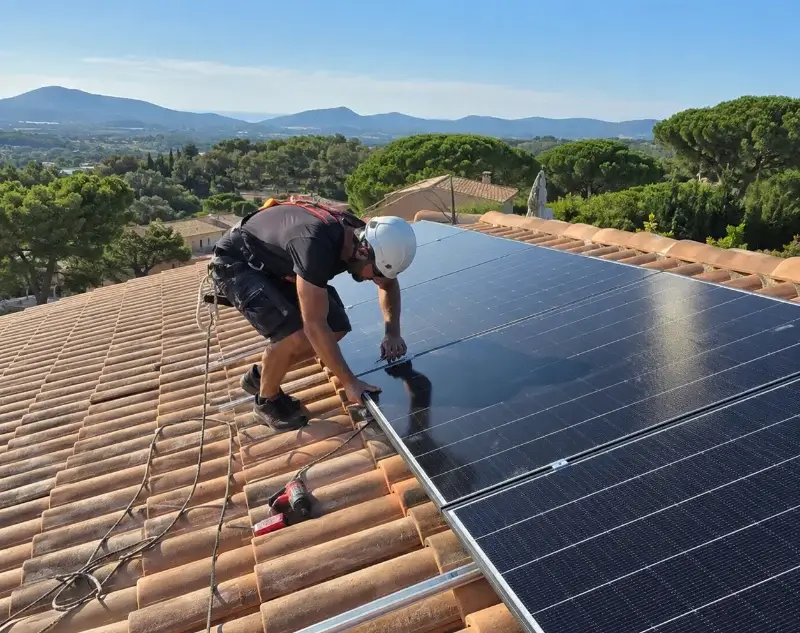 Installateur panneaux solaires Bizanet — pose photovoltaïque sur toiture