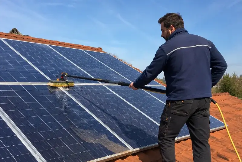 Nettoyage et entretien de panneaux solaires à Bizanet