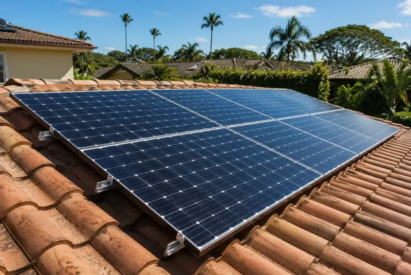 Installation de panneaux solaires à Bizanet